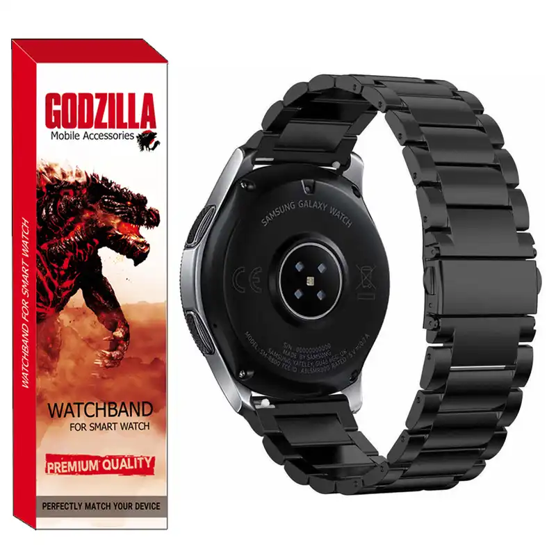 بند گودزیلا مدل 3BID مناسب برای ساعت هوشمند امیزفیت GTR 2 / GTR 2e / Stratos