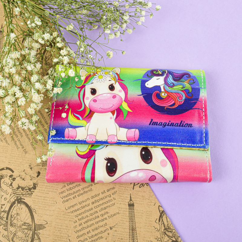 کیف پول دخترانه مدل Cute Unicorn 8532