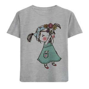 نقد و بررسی تی شرت آستین کوتاه بچگانه مدل دخترک و گل F457 توسط خریداران