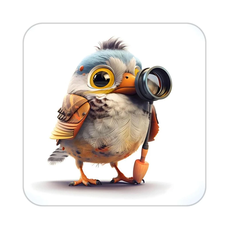 زیر لیوانی کاکتی طرح حیوانات کارتونی مدل mp27912