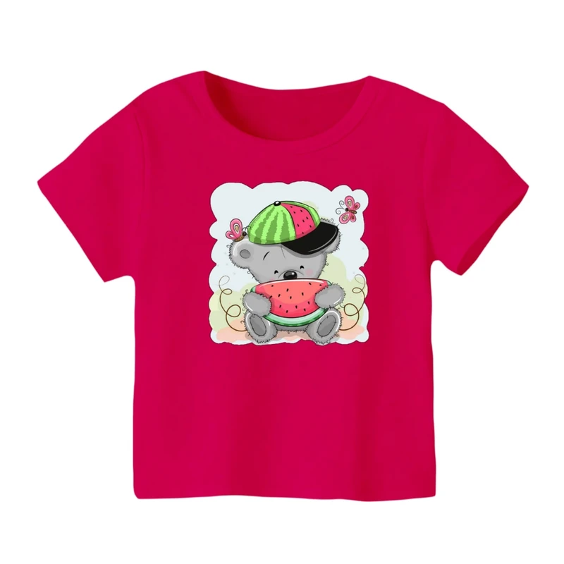 تی شرت آستین کوتاه بچگانه مدل کوالا و هندوانه یلدایی