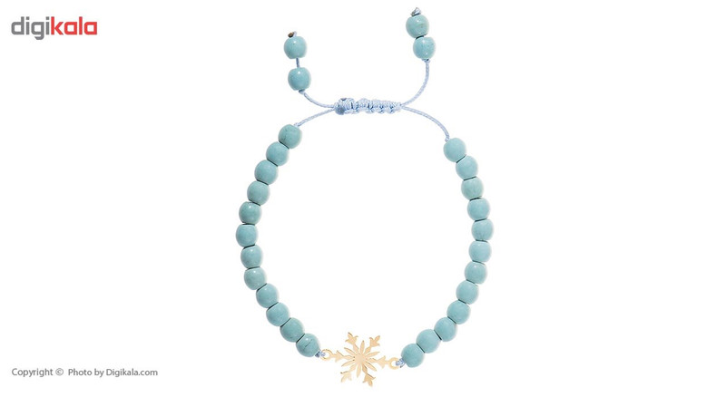 دستبند طلا 18 عیار زنانه پندار گلد مدل DM12