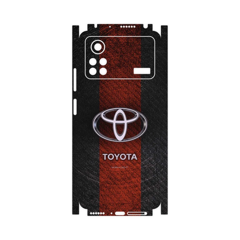 برچسب پوششی ماهوت مدل TOYOTA-Logo-FullSkin مناسب برای گوشی موبایل شیائومی Poco X4 Pro 5G