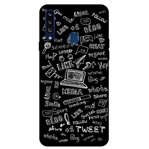 Megafone Social Media 1898 Cover For Samsung Galaxy A20 S