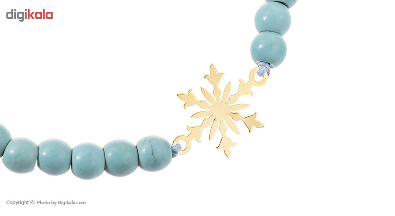 دستبند طلا 18 عیار زنانه پندار گلد مدل DM12