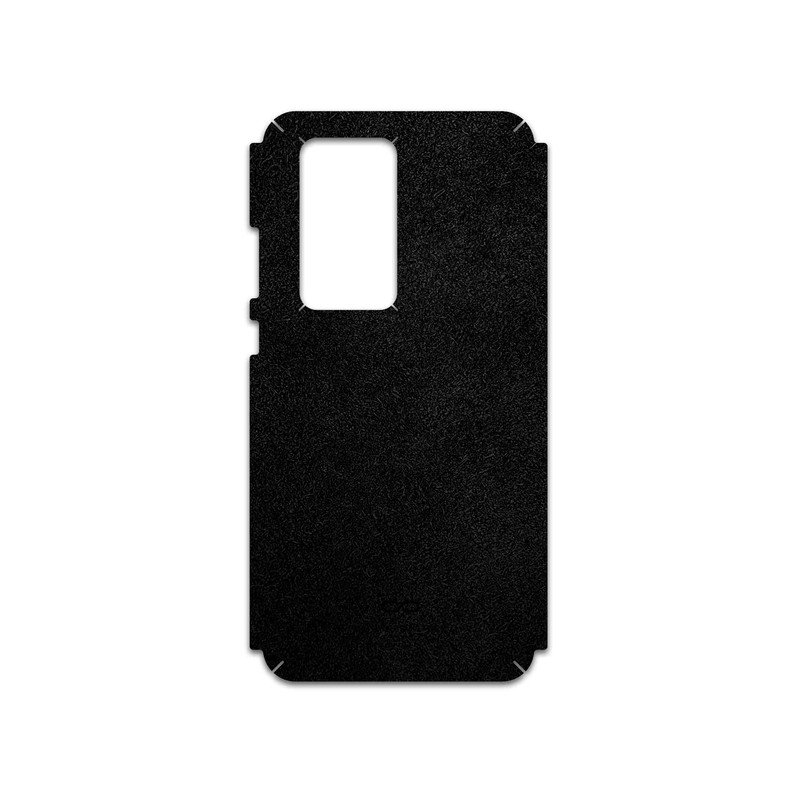 برچسب پوششی ماهوت مدل Black-Chamois-Leather مناسب برای گوشی موبایل هوآوی P40 Pro Plus