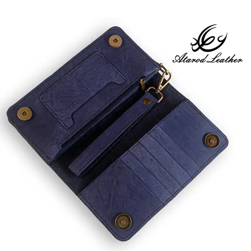 کیف پول چرم عطارد مدل چرم طبیعی کد DPR13