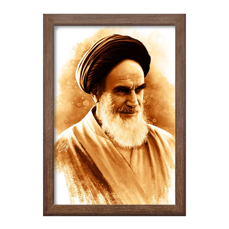 تابلو خندالو طرح امام خمینی (ره)  کد 2553