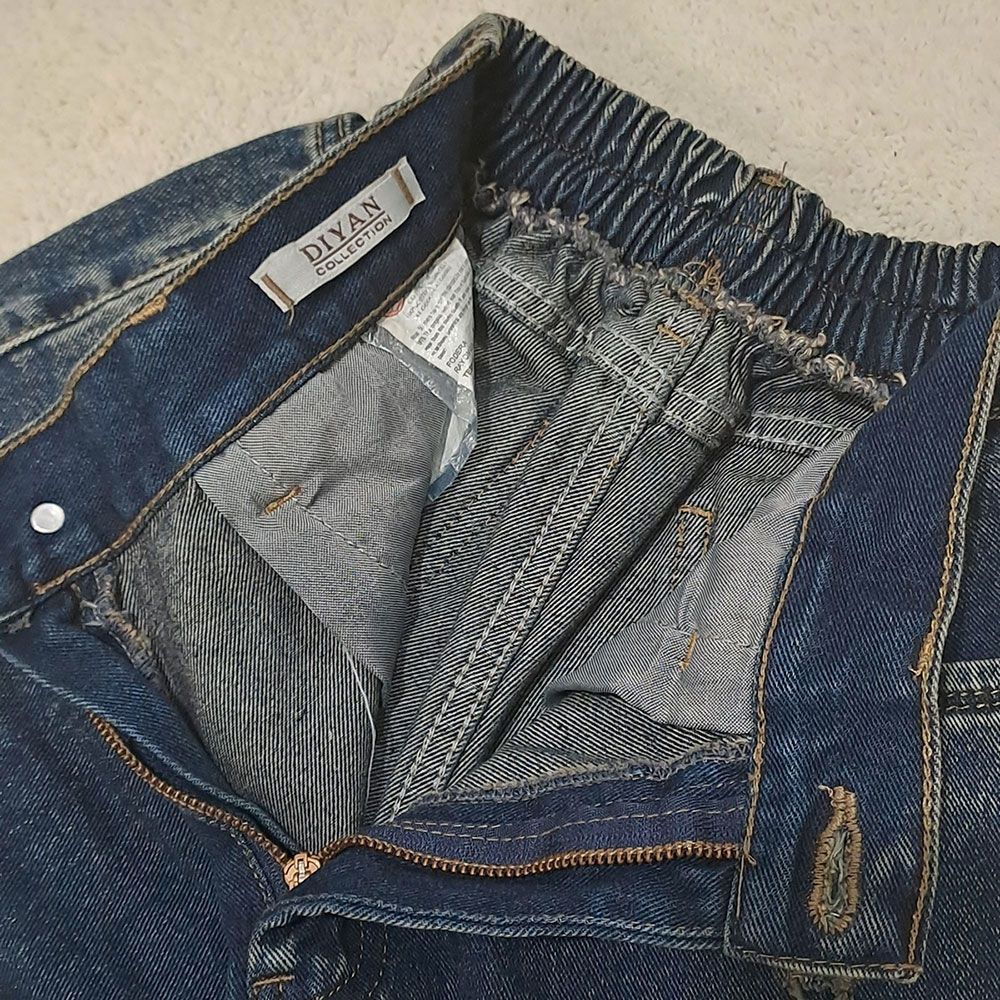 شلوار جین زاپ دار زنانه دیان مدل بگ -  - 11