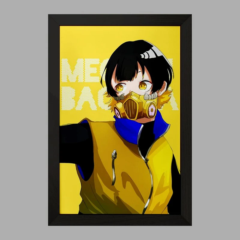 تابلو خندالو مدل مگورو انیمه بلو لاک Blue Lock کد 24392