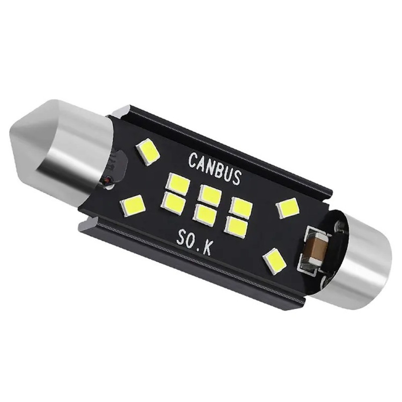 لامپ خودرو مدل فشنگی 39 طرح 10SMD بسته دو عددی