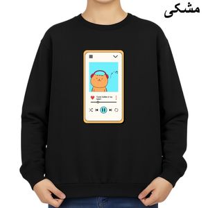 سویشرت زنانه مدل پلی لیست موبایل