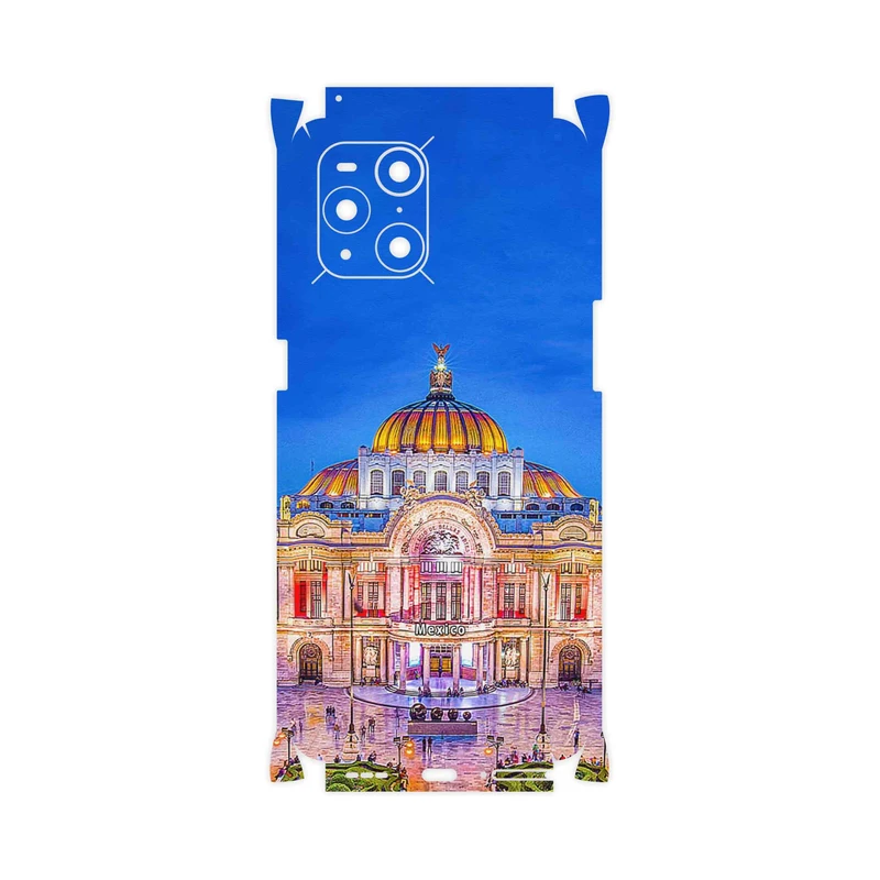برچسب پوششی ماهوت مدل Mexico City-FullSkin مناسب برای گوشی موبایل اپو Find X3 Pro
