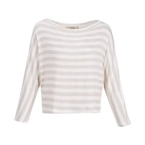 بلوز آستین بلند زنانه بادی اسپینر مدل 1889 کد 1 رنگ کرم