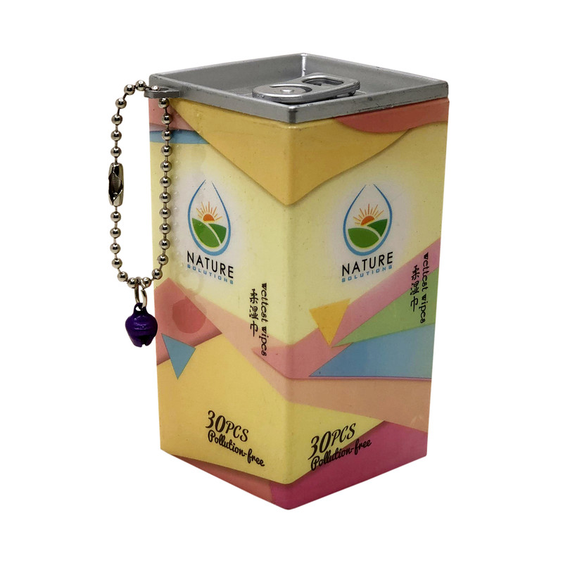 دستمال مرطوب مدل NATURE کد 06 بسته 30 عددی