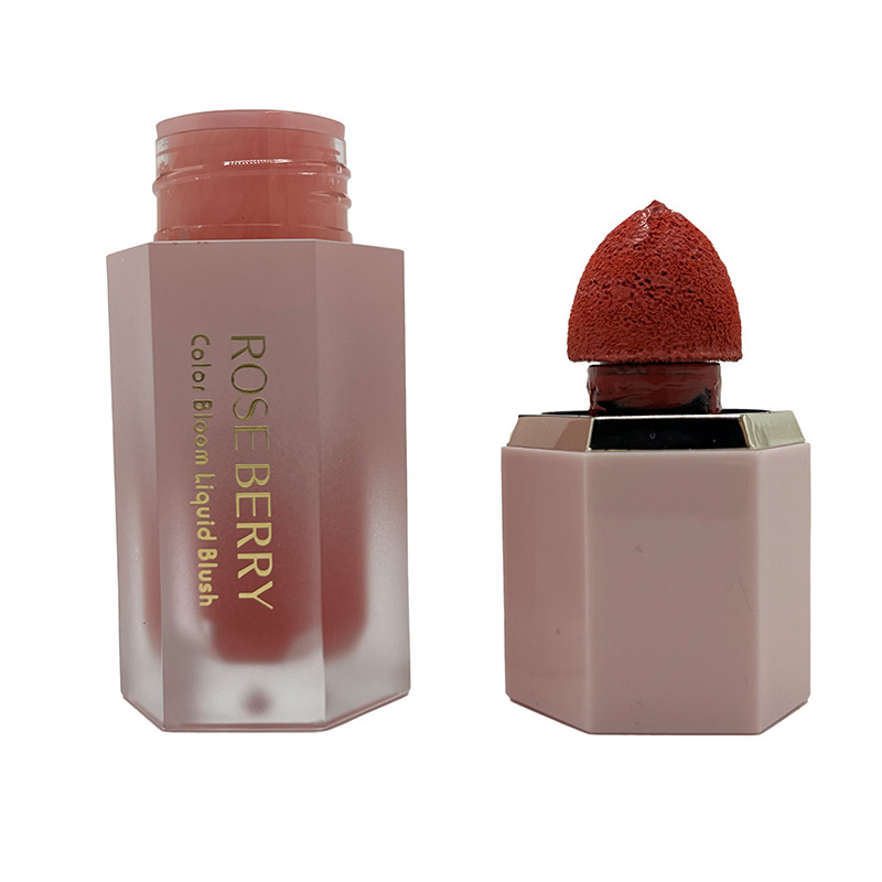 رژ گونه مایع رزبری مدل blush کد 01 مجموعه 4 عددی