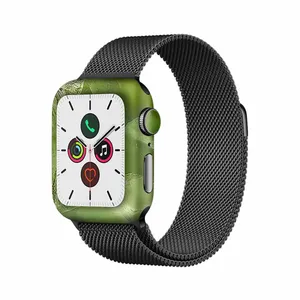 MAHOOT Green-Crystal-Marble Cover Sticker for Apple Watch Watch 5 40mm