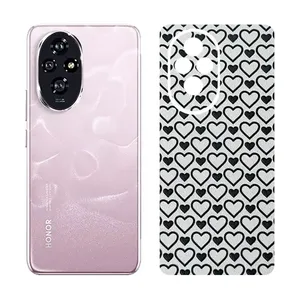 Glass Cover model coverage sticker heart design suitable for Honor 200 mobile phone