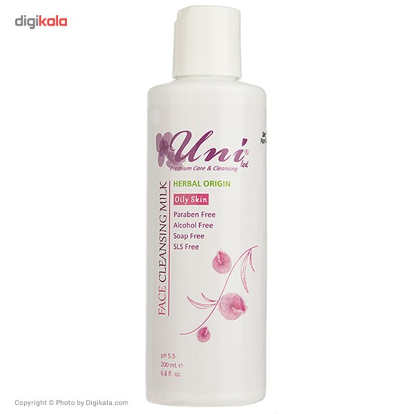 شیر پاک کن یونی لد سری Herbal Origin مدل Oily Skin حجم 200 میلی لیتر
