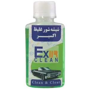 محلول شیشه شوی خودرو اکسیر مدل Clean And Clear حجم 120 میلی لیتر
