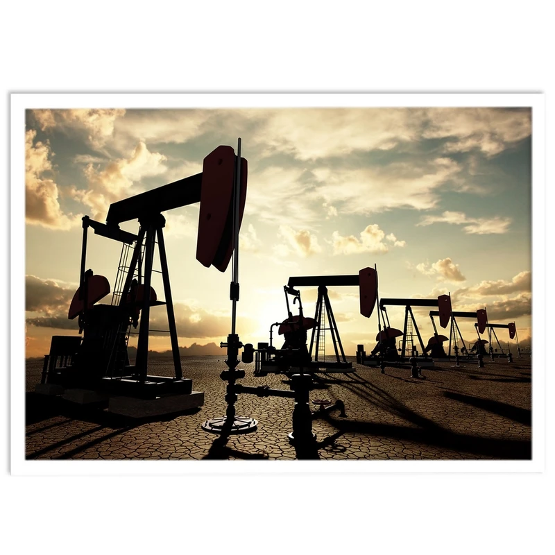 تابلو بکلیت طرح ادوات استخراج نفت مدل W-S1457