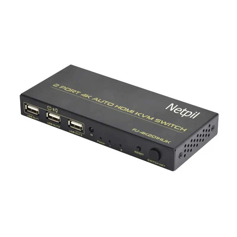 سوییچ دو پورت HDMI KVM  نت پیل مدل 4K201HUK