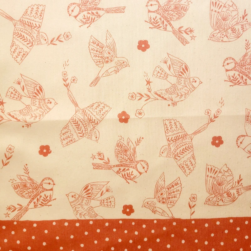 کاغذ کادو مریخ مدل Bird and paradise 1001 سایز ۵۰×۵۰ سانتیمتر