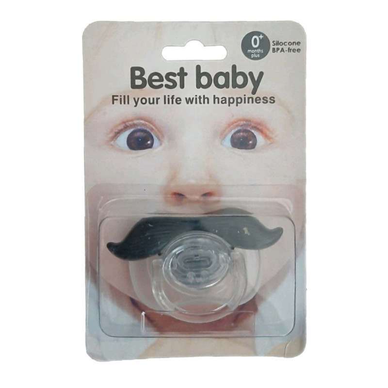 پستانک ارتودنسی طرح سبیل  مدل Best babyکد 101
