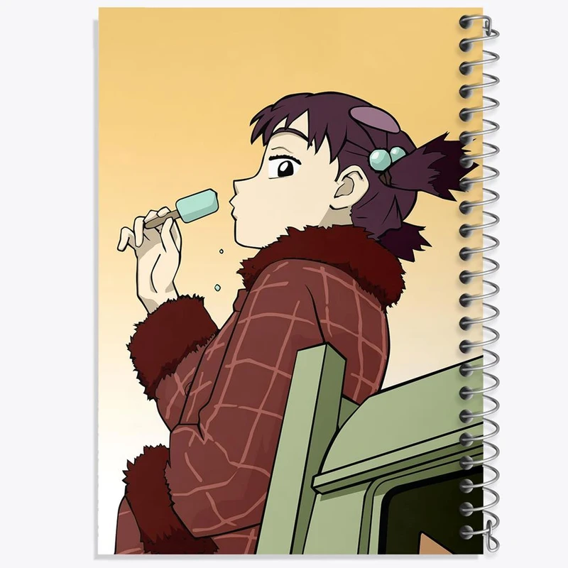 دفتر مشق 100 برگ خندالو طرح نیناموری انیمه فولی کولی Fooly Cooly کد 23547