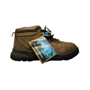 کفش ایمنی ولتکس مدل ضد آب رنگ قهوه‌ای تیره