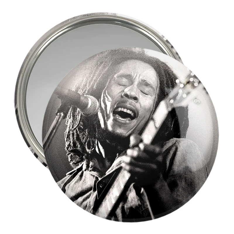 آینه جیبی خندالو مدل باب مارلی Bob Marley  کد 3276