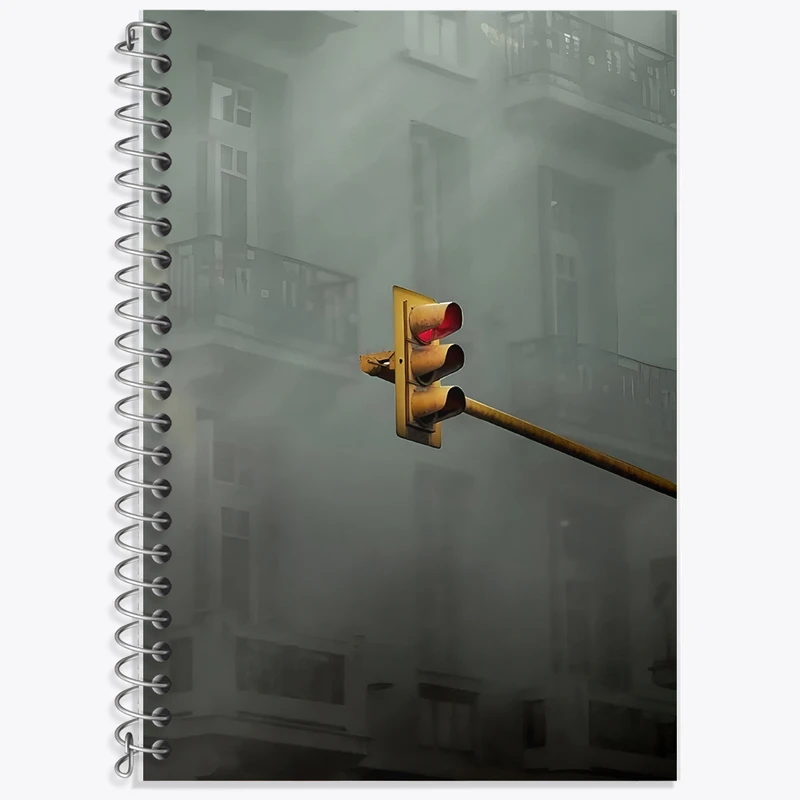 دفتر لغت 50 برگ خندالو طرح چراغ راهنمایی کد F5243