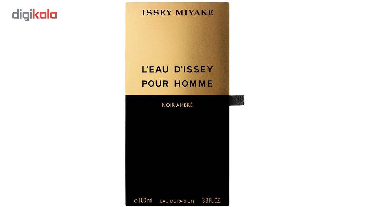 ادو پرفیوم مردانه ایسی میاک مدل L`Eau d`Issey Pour Homme Noir Ambre حجم 100 میلی لیتر -  - 5