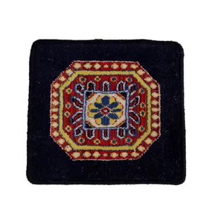 فرش دستبافت نیم متری مدل روصندلی هشت ضلعی