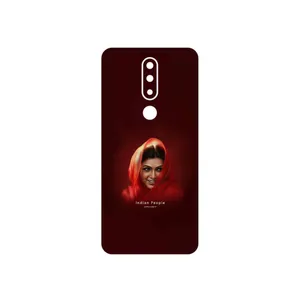 MAHOOT Portrait of an Indian Woman Cover Sticker for Nokia 5.1 Plus