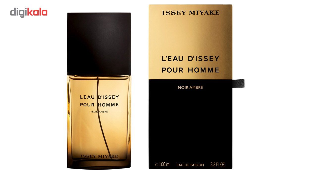 ادو پرفیوم مردانه ایسی میاک مدل L`Eau d`Issey Pour Homme Noir Ambre حجم 100 میلی لیتر -  - 2