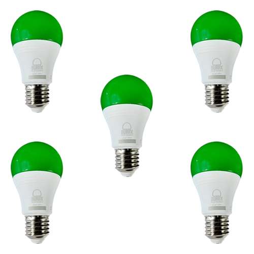 لامپ ال ای دی 9 وات بروکس مدل BRX رنگی پایه E27 بسته 5 عددی