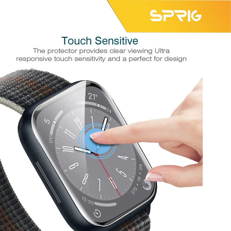محافظ صفحه نمایش نانو اسپریگ مدل Pmma-SPG مناسب برای اپل واچ Series 9 45 میلیمتری
