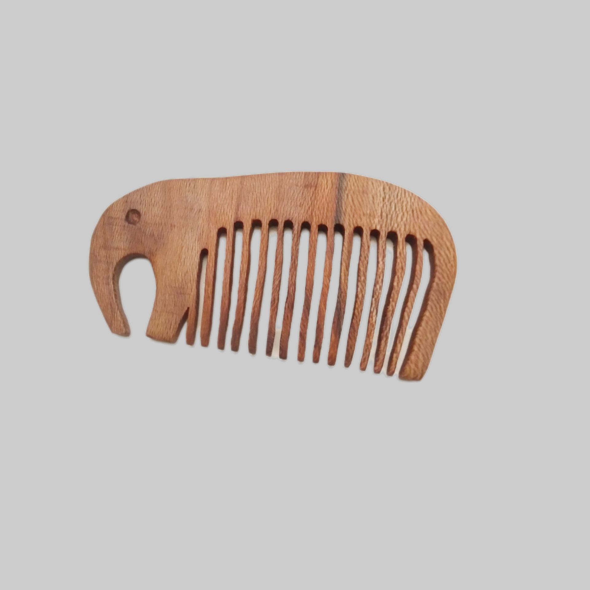 شانه مو مدل چوبی طرح فیل