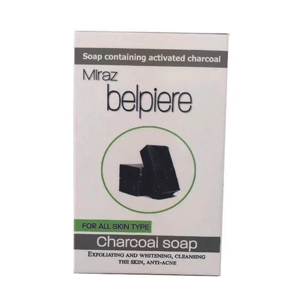 صابون شستشو میراز بلپیر مدل زغال اکتیو وزن 100 گرم