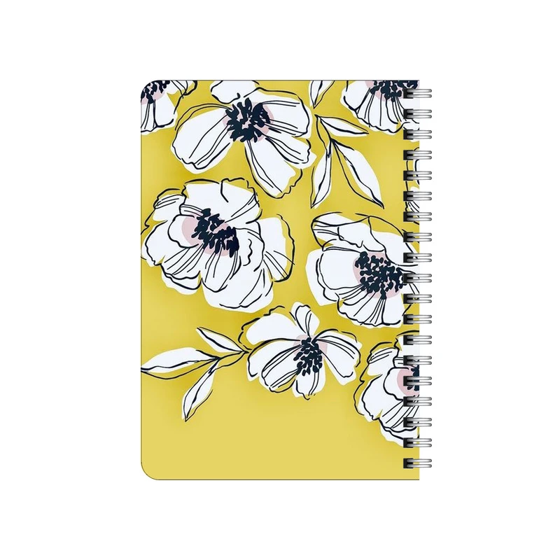 دفترچه یادداشت بامبیلیپ مدل پترن گل های خطی کد 7873781