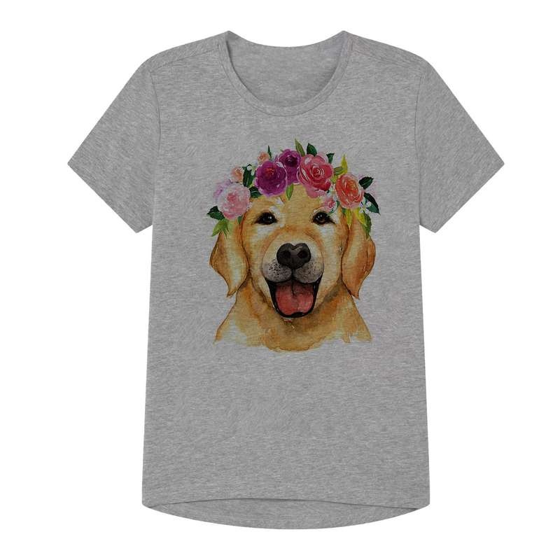 تی شرت دخترانه مدل DOG کد TJ26