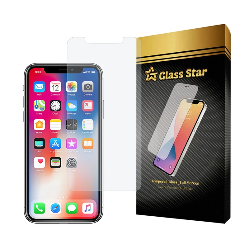 محافظ صفحه نمایش گلس استار مدل SIMPLS مناسب برای گوشی موبایل اپل iPhone X