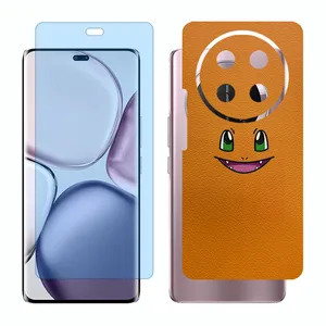 Glass Together model matte anti bluescreen protector suitable for Honor X9c mobile phone with back cover sticker