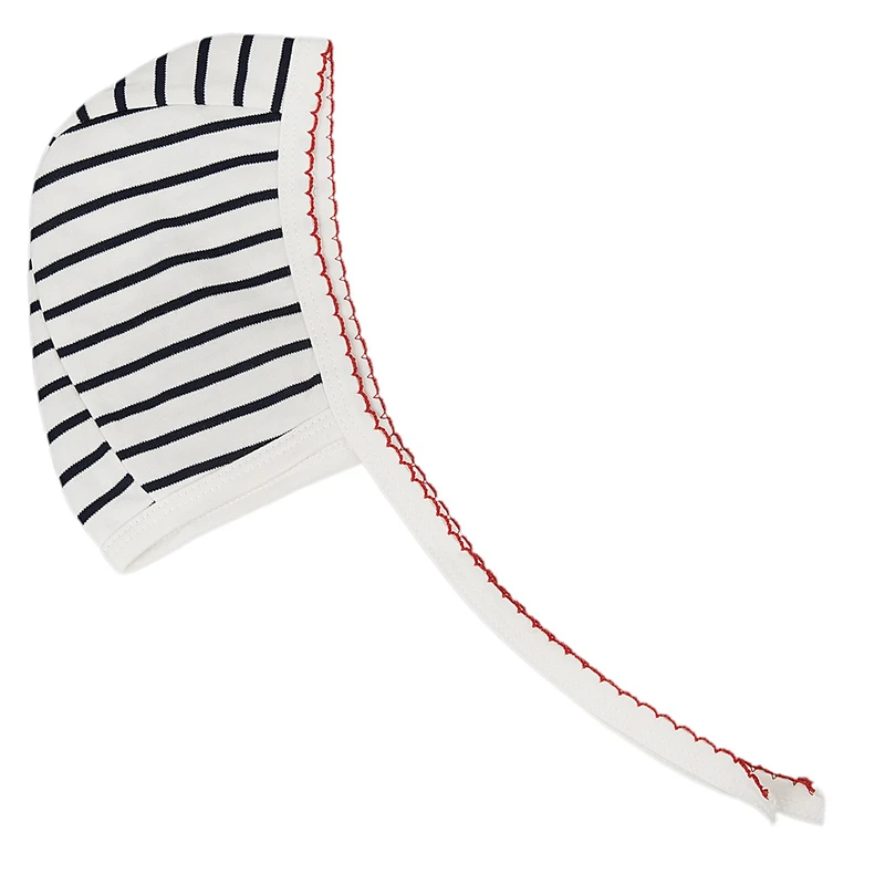 کلاه نوزادی نیلی مدل Red Bow