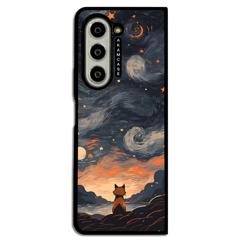 کاور آکام مدل AMC-WSGZFOLD5-DOGS-4 مناسب برای گوشی موبایل سامسونگ Galaxy Z Fold 5
