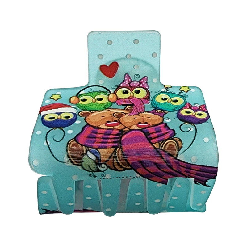 کلیپس مو دخترانه مدل خرس و جغد کد K48-GN