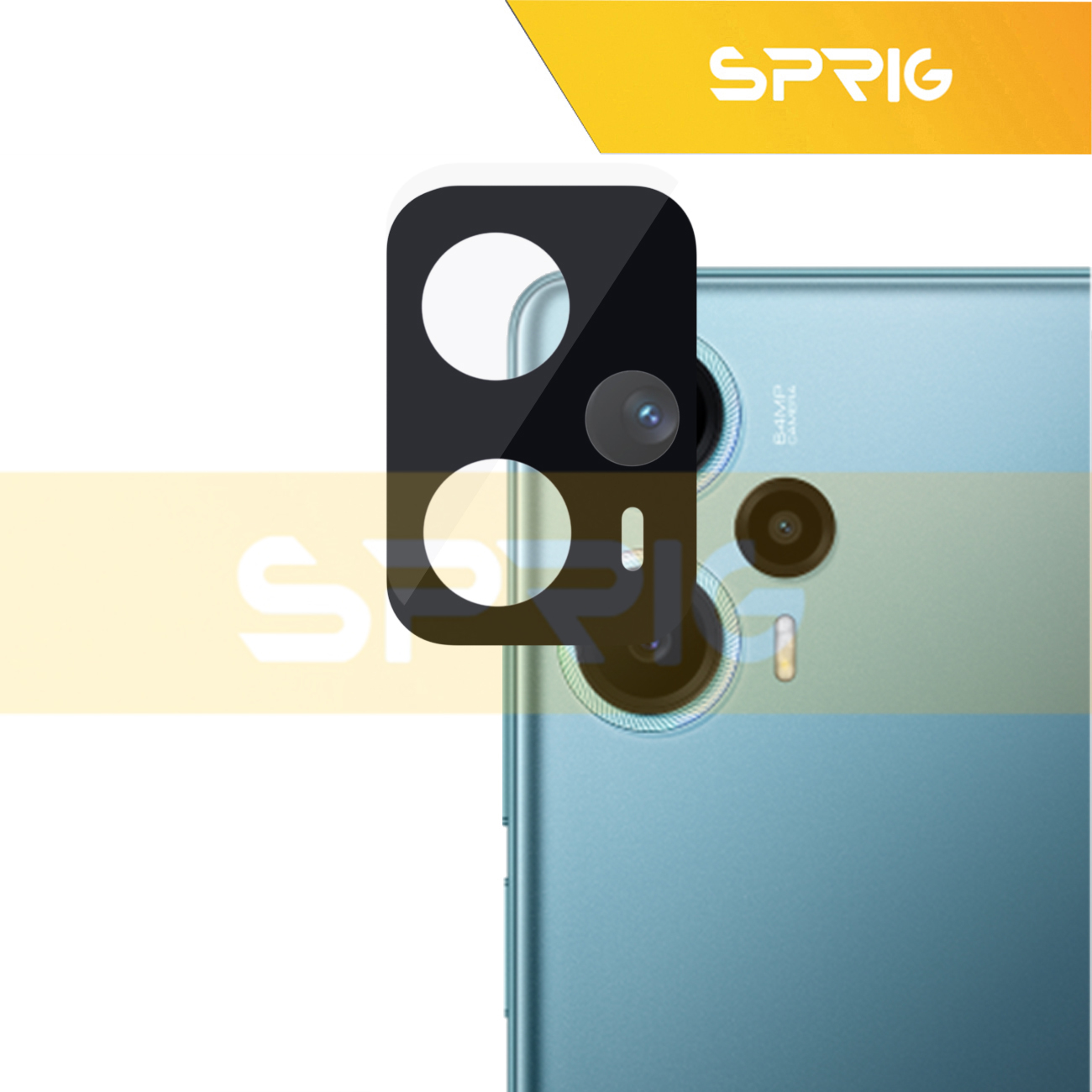 محافظ لنز دوربین اسپریگ مدل 3D-SP مناسب برای گوشی موبایل شیائومی Poco F5 5G