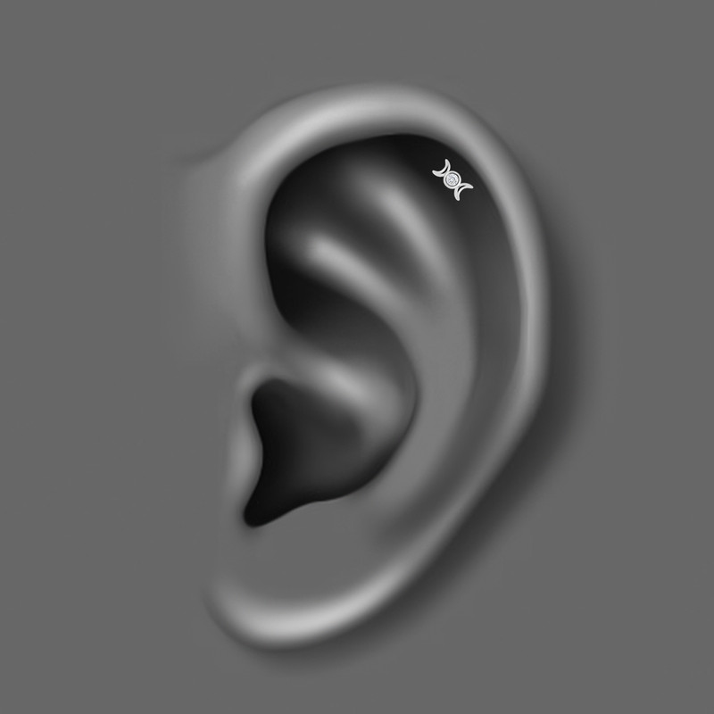 پیرسینگ گوش زنانه اقلیمه مدل HS272