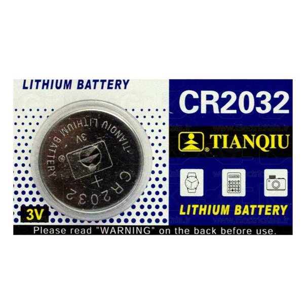 باتری سکه ای تیانکیو مدل CR2032